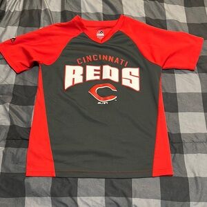 Majestic Red and Black Sports Tee